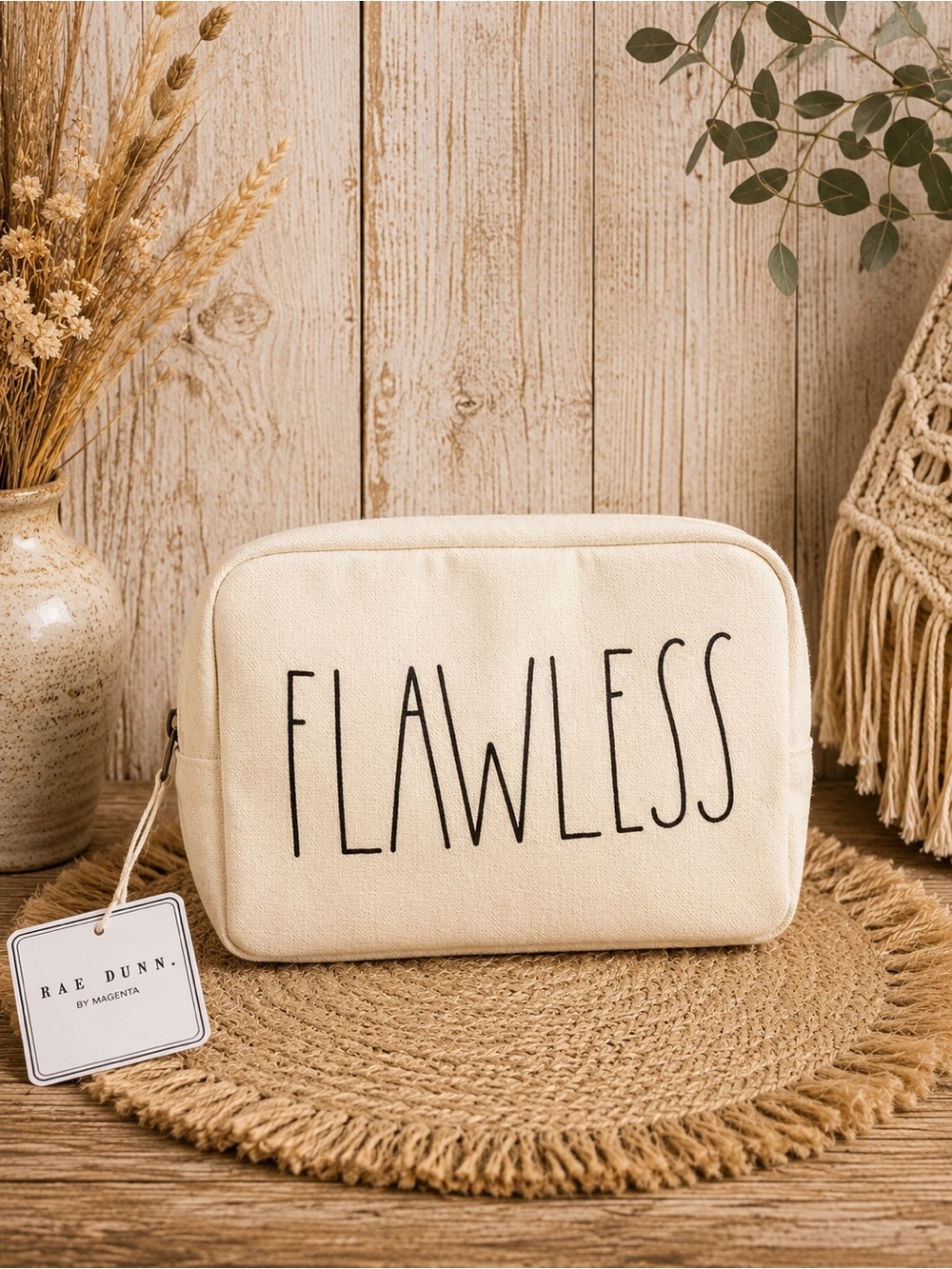 Rae Dunn Canvas Flawless Bag‎